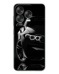 Чехол для ZTE Nubia V70 Design с картинкой «Черная BMW — профиль» Чехол для ZTE Nubia V70 Design с картинкой «Черная BMW — профиль»
