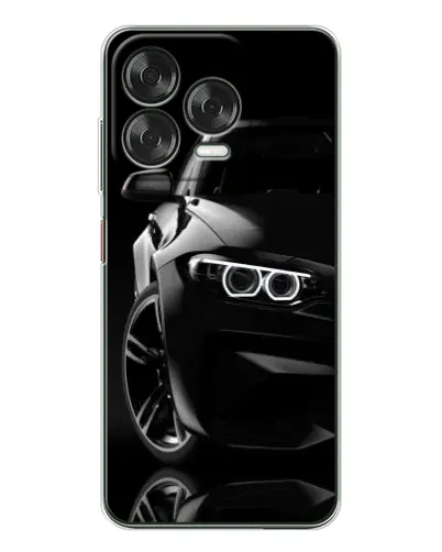 Чехол для ZTE Nubia V70 Design с картинкой «Черная BMW — профиль» Чехол для ZTE Nubia V70 Design с картинкой «Черная BMW — профиль»