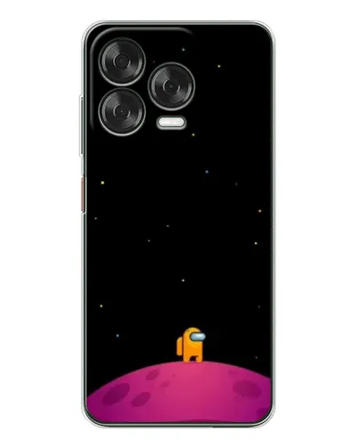 Чехол для ZTE Nubia V70 Design с картинкой «Одинокий герой на планете»