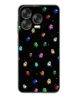 Чехол для ZTE Nubia V70 Design с картинкой «Экипаж Among Us» Чехол для ZTE Nubia V70 Design с картинкой «Экипаж Among Us»