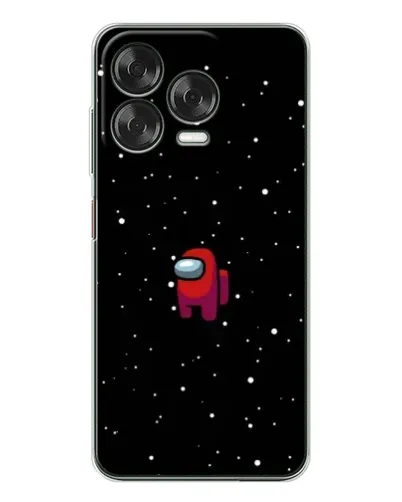 Чехол для ZTE Nubia V70 Design с картинкой «Красный Among Us»
