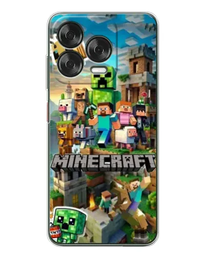 Чехол для ZTE Nubia V70 Design с картинкой «Замок Minecraft»