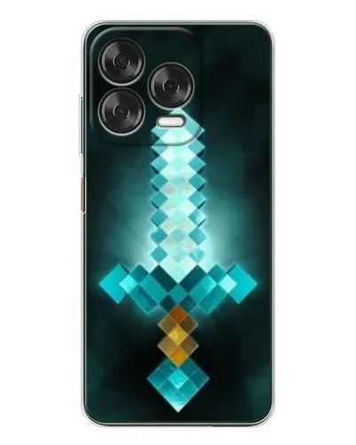 Чехол для ZTE Nubia V70 Design с картинкой «Алмазный меч неон»