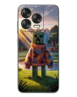Чехол для ZTE Nubia V70 Design с картинкой «Крипер в свитере»