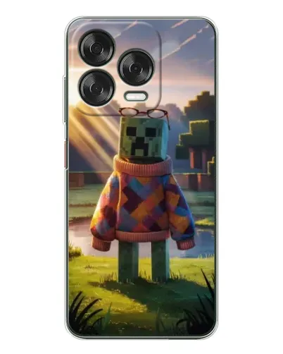 Чехол для ZTE Nubia V70 Design с картинкой «Крипер в свитере»
