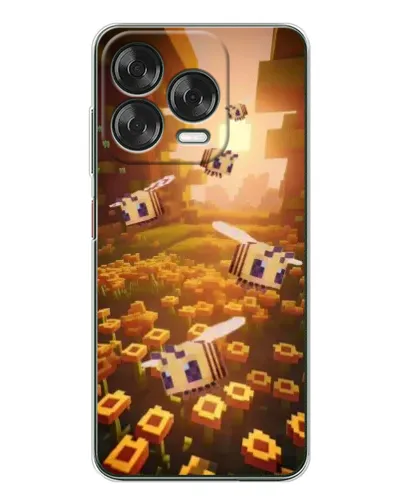 Чехол для ZTE Nubia V70 Design с картинкой «Поле подсолнухов»
