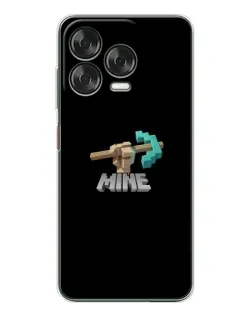 Чехол для ZTE Nubia V70 Design с картинкой «Алмазная кирка»
