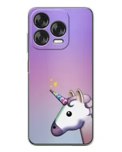 Чехол для ZTE Nubia V70 Design с картинкой «Единорог градиент»