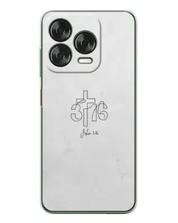 Чехол для ZTE Nubia V70 Design с картинкой «Иоанна 3:16 Крест» Чехол для ZTE Nubia V70 Design с картинкой «Иоанна 3:16 Крест»