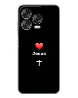 Чехол для ZTE Nubia V70 Design с картинкой «Сердце - Jesus» Чехол для ZTE Nubia V70 Design с картинкой «Сердце - Jesus»