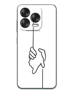 Чехол для ZTE Nubia V70 Design с картинкой «Рука держит» Чехол для ZTE Nubia V70 Design с картинкой «Рука держит»