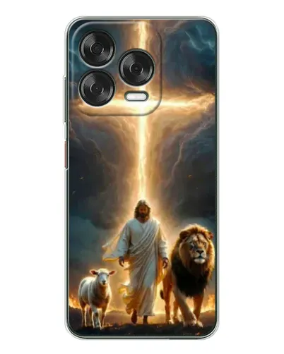Чехол для ZTE Nubia V70 Design с картинкой «Лев Иуды и Свет»