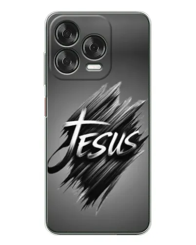 Чехол для ZTE Nubia V70 Design с картинкой «Надпись Jesus Graffiti»