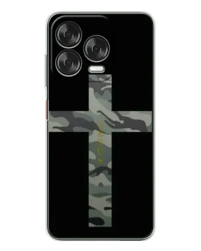 Чехол для ZTE Nubia V70 Design с картинкой «Милитари Крест»