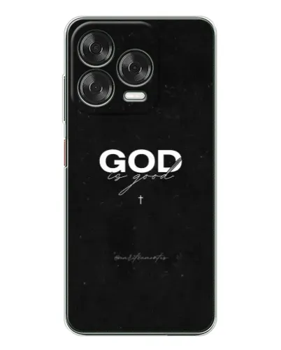 Чехол для ZTE Nubia V70 Design с картинкой «GOD — Бог над всем»