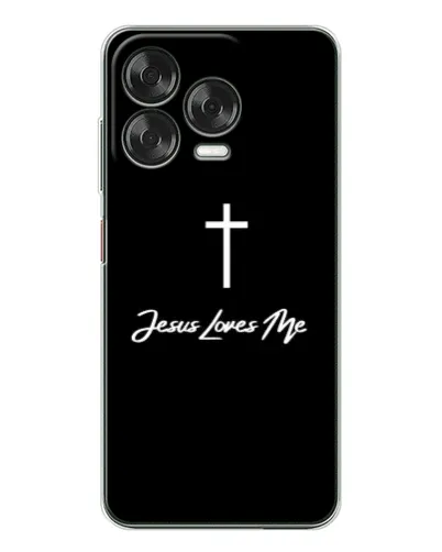 Чехол для ZTE Nubia V70 Design с картинкой «Иисус любит тебя»