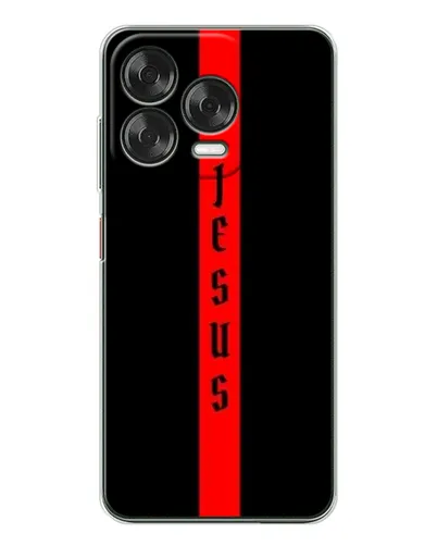 Чехол для ZTE Nubia V70 Design с картинкой «Красная линия веры»