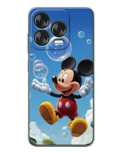 Чехол для ZTE Nubia V70 Design с картинкой «Mickey и мыльные пузыри»