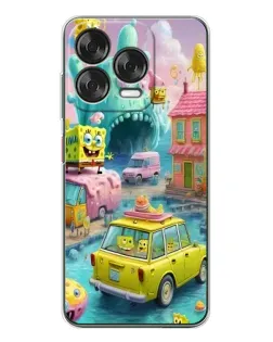 Чехол для ZTE Nubia V70 Design с картинкой «Монстр-трак приключения»