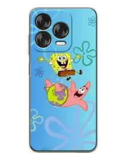 Чехол для ZTE Nubia V70 Design с картинкой «Спанч Боб и Патрик»
