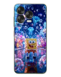 Чехол для ZTE Nubia V70 Design с картинкой «Неоновый океан»
