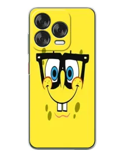 Чехол для ZTE Nubia V70 Design с картинкой «Минималистичный Спанч Боб»