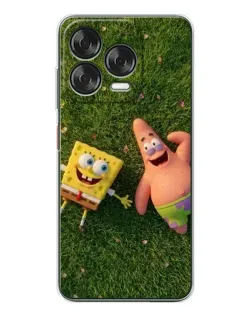 Чехол для ZTE Nubia V70 Design с картинкой «Друзья на лужайке»
