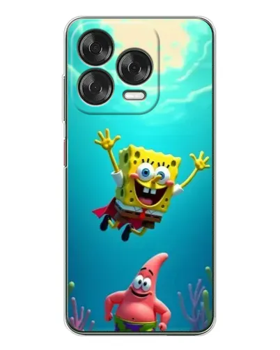 Чехол для ZTE Nubia V70 Design с картинкой «Спанч Боб под водой» Чехол для ZTE Nubia V70 Design с картинкой «Спанч Боб под водой»