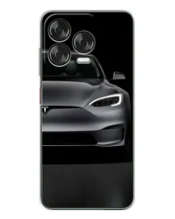 Чехол для ZTE Nubia V70 Design с картинкой «Tesla Model S Look»