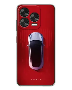 Чехол для ZTE Nubia V70 Design с картинкой «Tesla Top View»