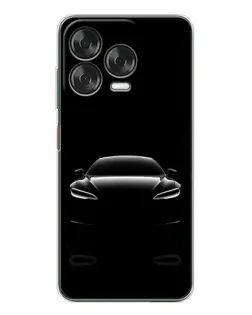 Чехол для ZTE Nubia V70 Design с картинкой «Силуэт Tesla Night»