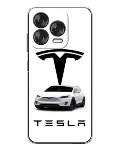 Чехол для ZTE Nubia V70 Design с картинкой «Tesla White Style»