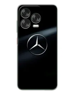 Чехол для ZTE Nubia V70 Design с картинкой «Mercedes на металле»