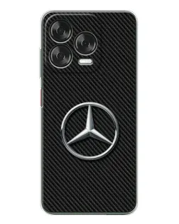 Чехол для ZTE Nubia V70 Design с картинкой «Карбоновый Mercedes стиль»