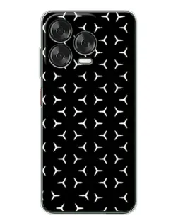 Чехол для ZTE Nubia V70 Design с картинкой «Mercedes паттерн звезд»
