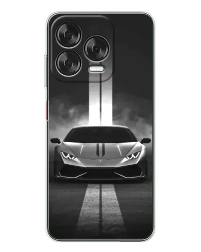 Чехол для ZTE Nubia V70 Design с картинкой «Lamborghini симметрия дорог»