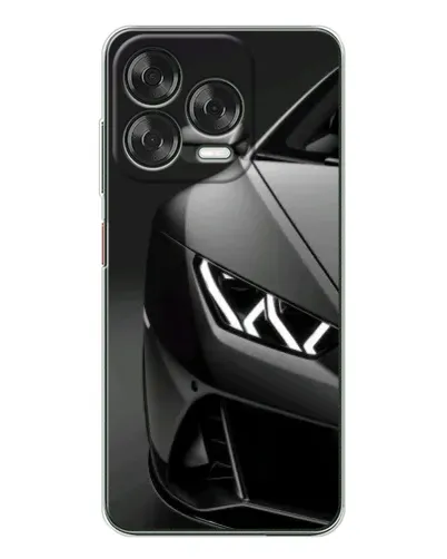 Чехол для ZTE Nubia V70 Design с картинкой «Lamborghini фары детализация»