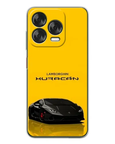 Чехол для ZTE Nubia V70 Design с картинкой «Lamborghini Huracan черный»