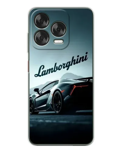 Чехол для ZTE Nubia V70 Design с картинкой «Классическая надпись Lamborghini»