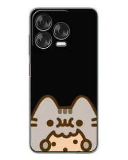 Чехол для ZTE Nubia V70 Design с картинкой «Пушин на черном»