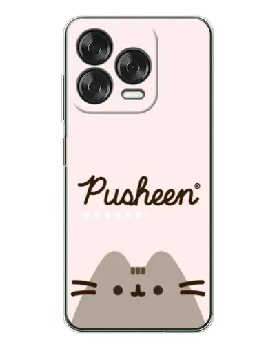 Чехол для ZTE Nubia V70 Design с картинкой «Pusheen логотип»