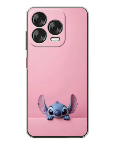 Чехол для ZTE Nubia V70 Design с картинкой «Stitch выглядывает»