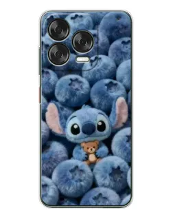 Чехол для ZTE Nubia V70 Design с картинкой «Стич и голубика» Чехол для ZTE Nubia V70 Design с картинкой «Стич и голубика»