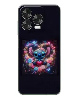 Чехол для ZTE Nubia V70 Design с картинкой «Stitch в цветах» Чехол для ZTE Nubia V70 Design с картинкой «Stitch в цветах»