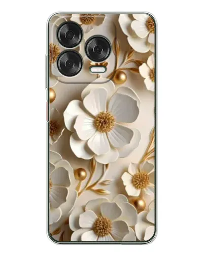 Чехол для ZTE Nubia V70 Design с картинкой «Белие бумажние цвети» Чехол для ZTE Nubia V70 Design с картинкой «Белие бумажние цвети»