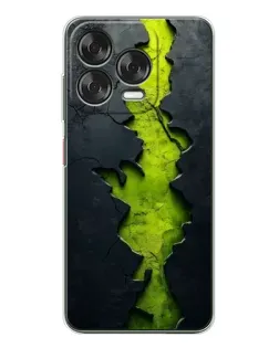 Чехол для ZTE Nubia V70 Design с картинкой «Салатовый разлом скалы» Чехол для ZTE Nubia V70 Design с картинкой «Салатовый разлом скалы»