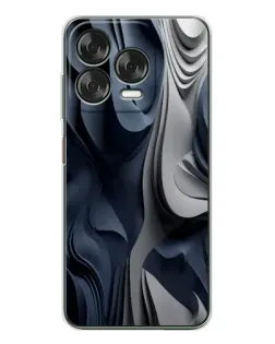 Чехол для ZTE Nubia V70 Design с картинкой «Объемные синие складки» Чехол для ZTE Nubia V70 Design с картинкой «Объемные синие складки»