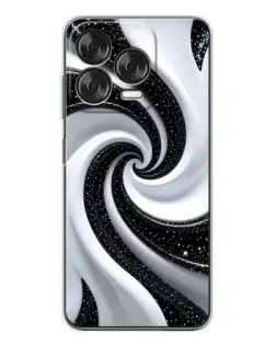 Чехол для ZTE Nubia V70 Design с картинкой «Черно-белая спираль» Чехол для ZTE Nubia V70 Design с картинкой «Черно-белая спираль»