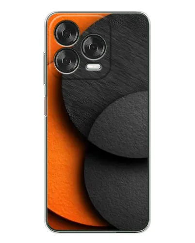 Чехол для ZTE Nubia V70 Design с картинкой «Геометрия оранжевых кругов» Чехол для ZTE Nubia V70 Design с картинкой «Геометрия оранжевых кругов»