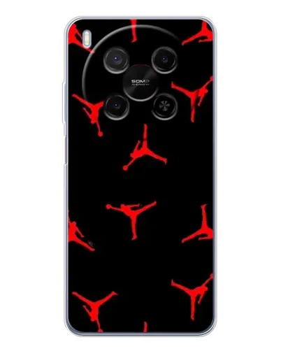 Чехол для ZTE Nubia V70 Max с картинкой «Jordan Red Pattern» Чехол для ZTE Nubia V70 Max с картинкой «Jordan Red Pattern»